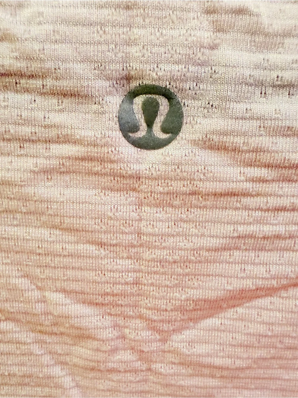 lululemon athletica Pale Pink Short Sleeve Tee